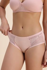 Zivame Love Potion Regular Rise Full Coverage Hipster Panty - Crystal Pink — thumbnail 4